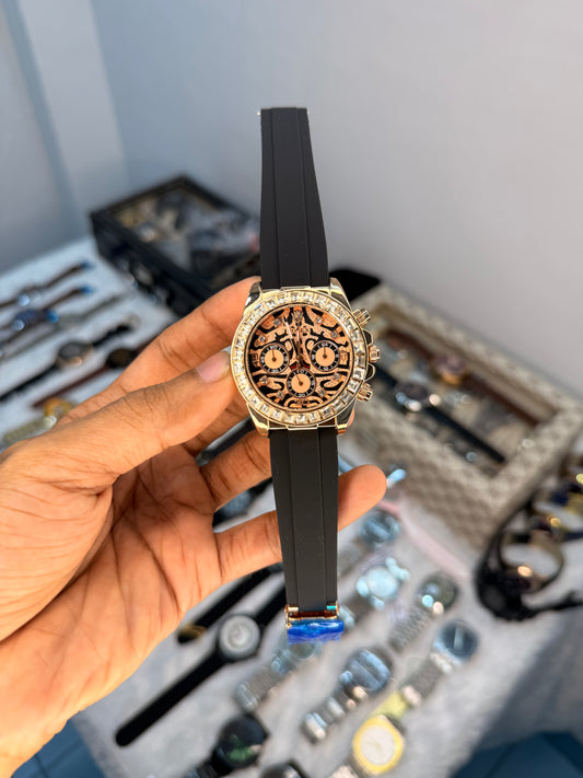 Rlex diamond rose gold
