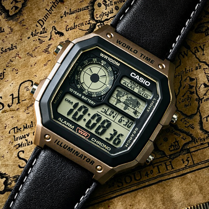 Casiio illuminator leather