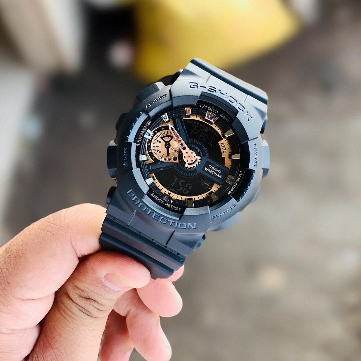 G-SHCK GA-110 black-copper