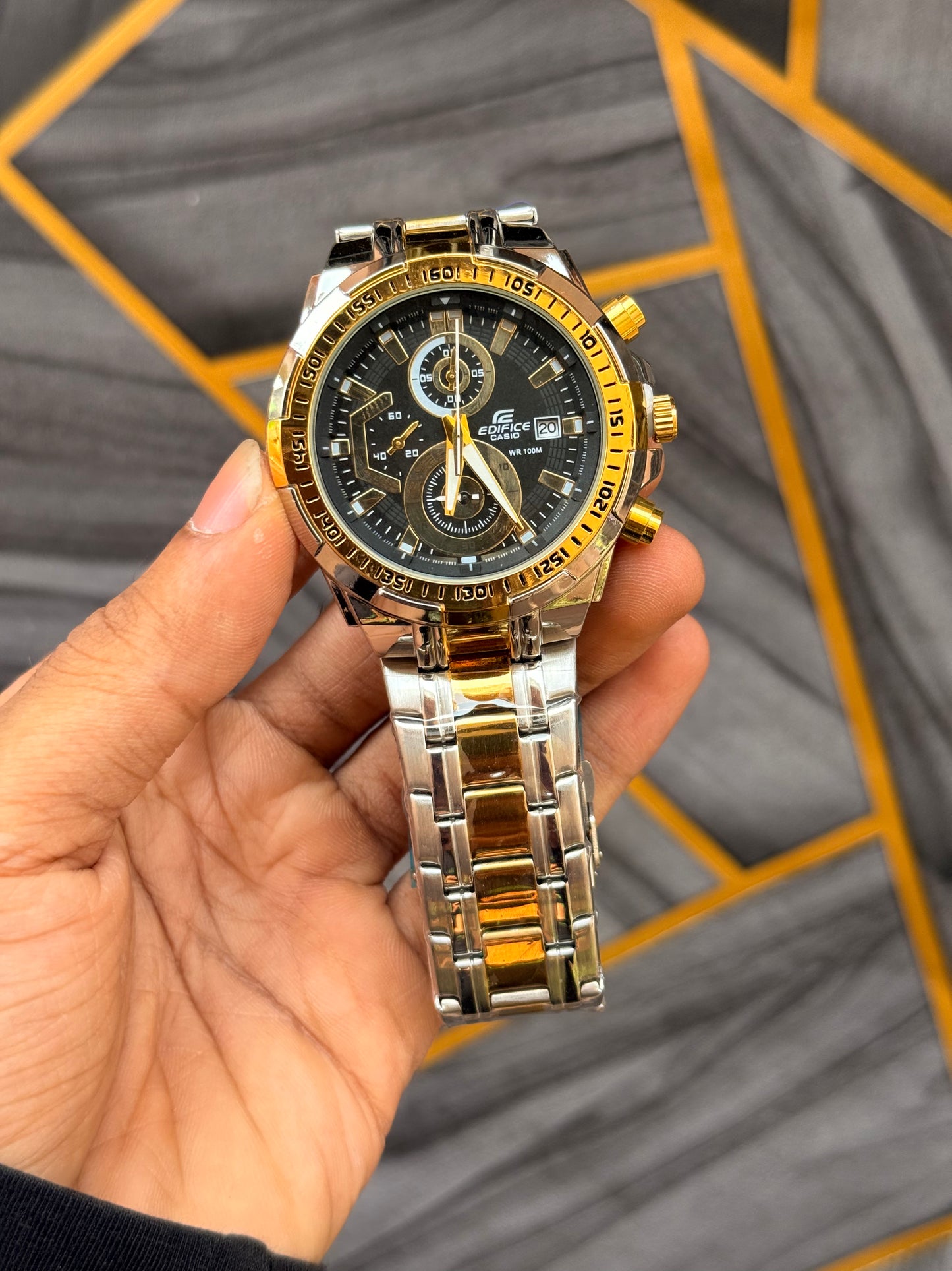 Edificc 539 all chronograph woking