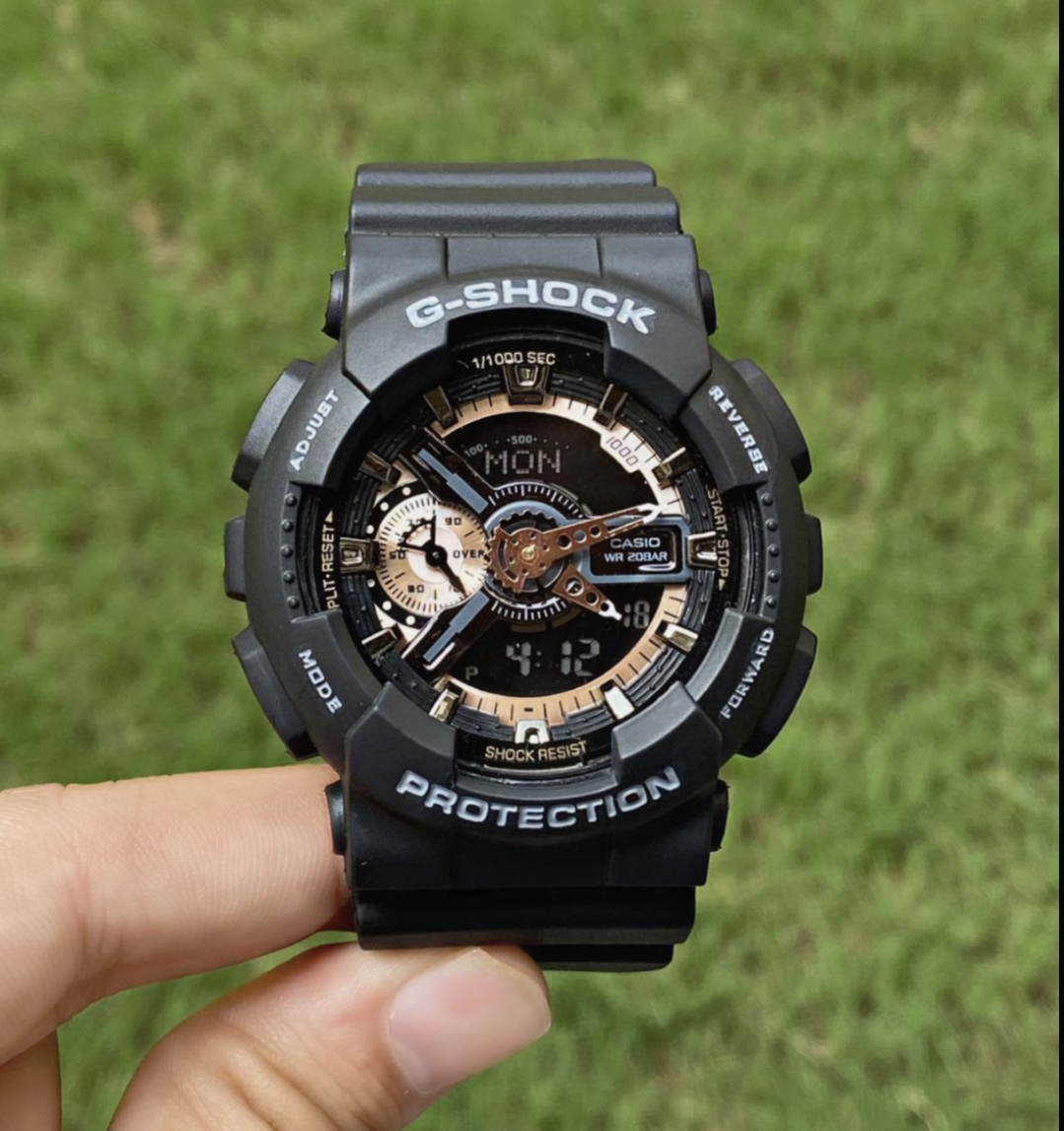 G-SHCK GA-110 black-copper