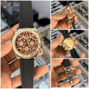 Rlex diamond rose gold